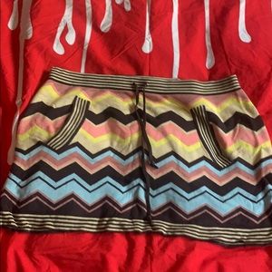 Missoni for Target mini skirt sz M